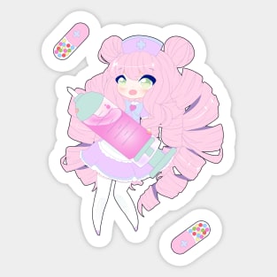 Pastel Nurse Sticker